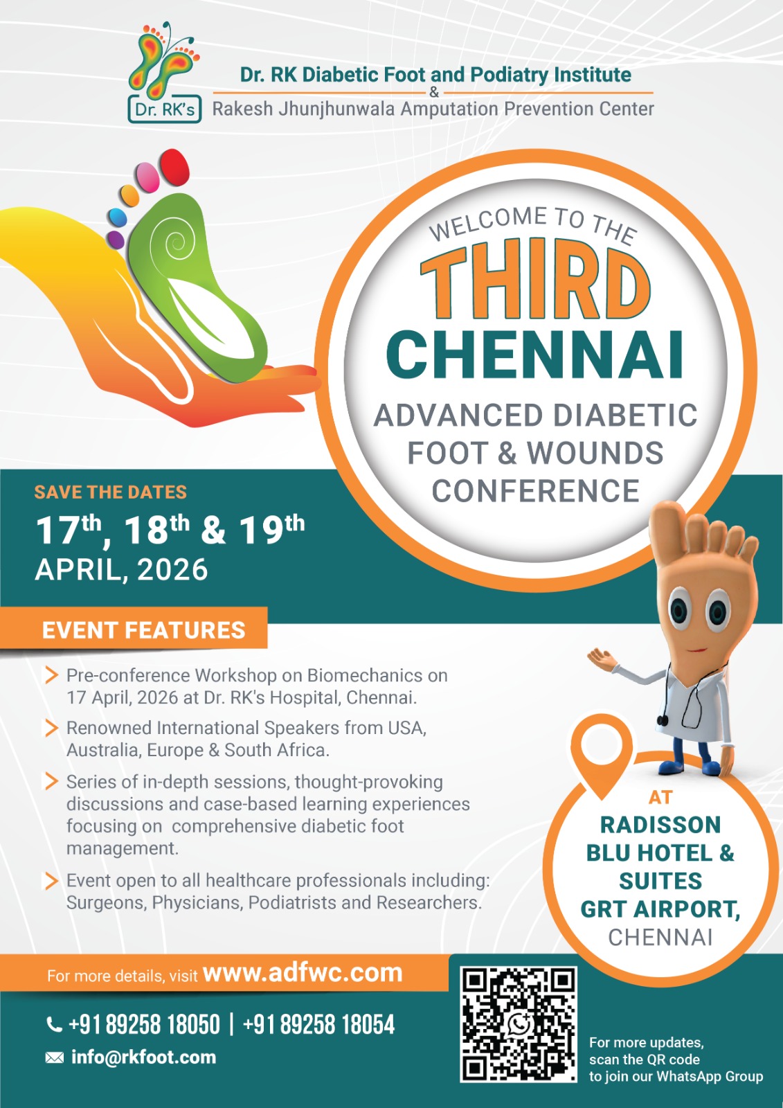 THIRD CHENNAI ADVANCED DIABETIC FOOT & WOUNDS CONFERENCE